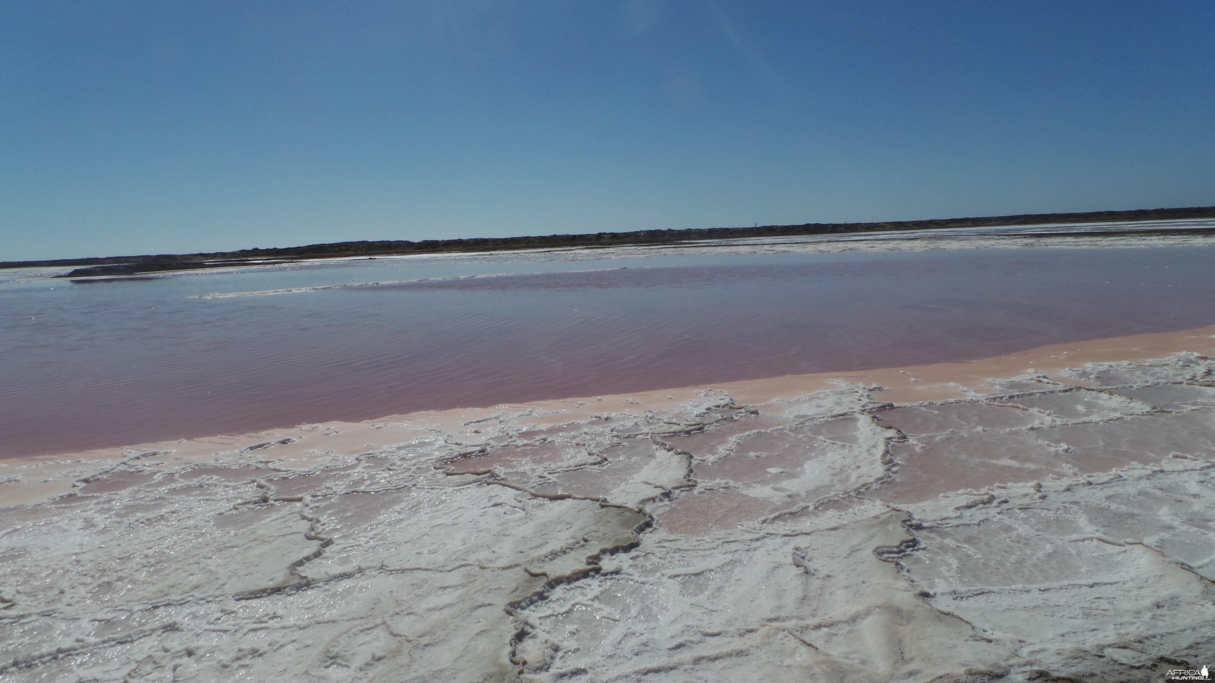 Salt Pan Walvis Bay Namibia