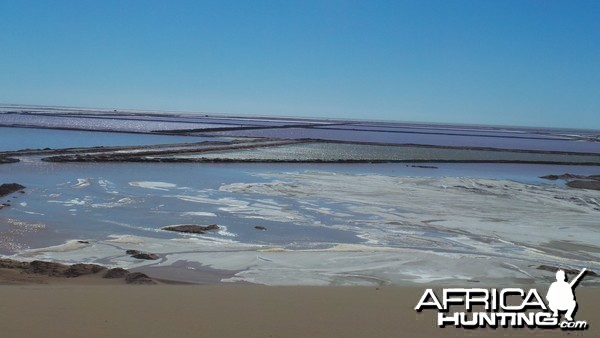 Salt Pan Walvis Bay Namibia