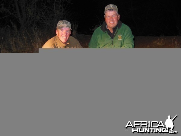 Leopard hunted with Ozondjahe Hunting Safaris in Namibia