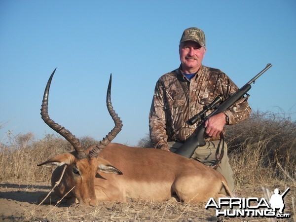 Impala hunted with Ozondjahe Hunting Safaris in Namibia