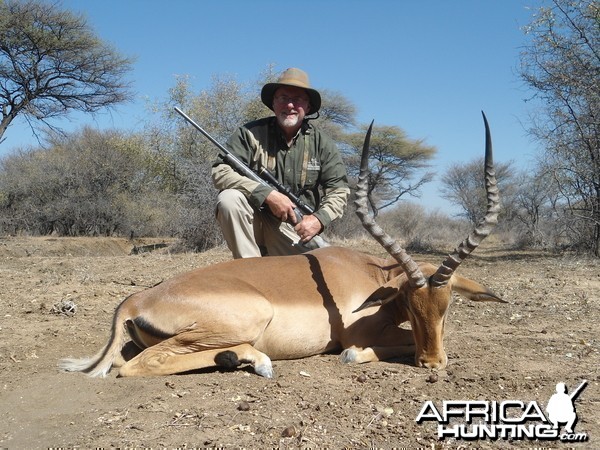 Impala hunted with Ozondjahe Hunting Safaris in Namibia