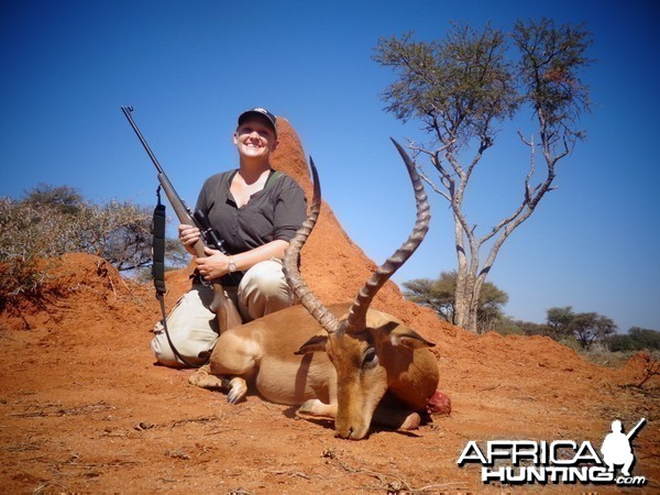 Impala hunted with Ozondjahe Hunting Safaris in Namibia