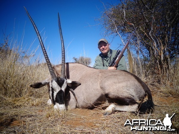 Gemsbok hunted with Ozondjahe Hunting Safaris in Namibia