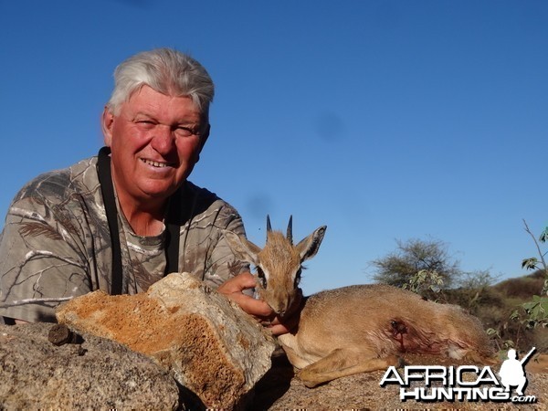 Damara Dik-Dik hunted with Ozondjahe Hunting Safaris in Namibia