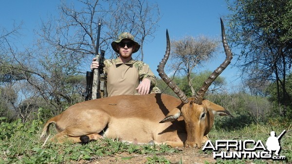 Impala hunted with Ozondjahe Hunting Safaris in Namibia