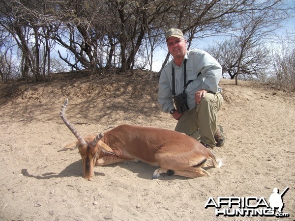 Impala hunted with Ozondjahe Hunting Safaris in Namibia