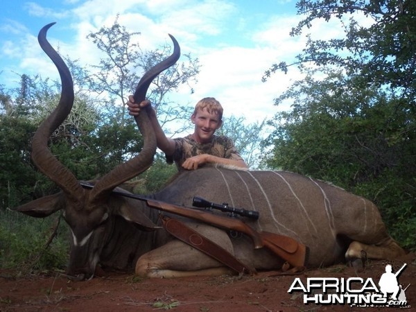 55'' kudu bull. King's Kloof.