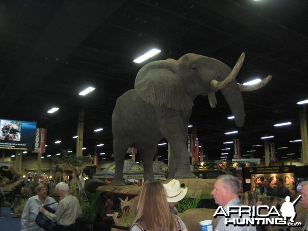 Taxidermy at Safari Club International Convention