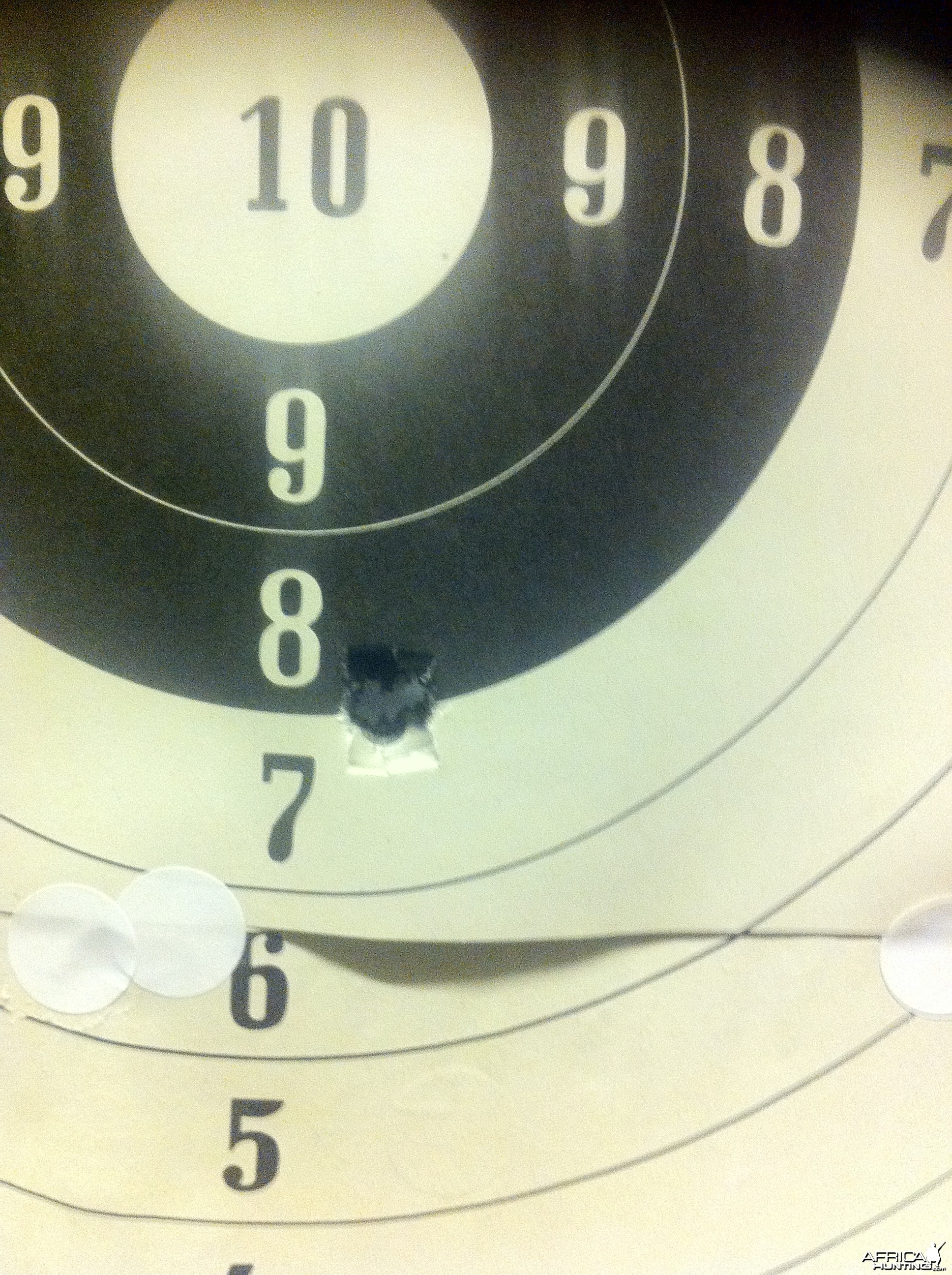 Three shots-- bullet picture