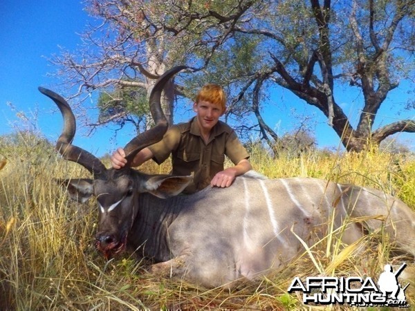 41&quot; Kudu bull shot at King's Kloof.