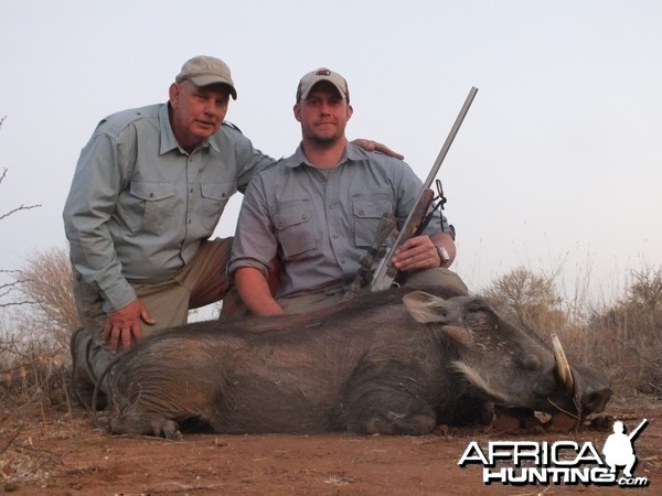 Me and Dad with my warthog