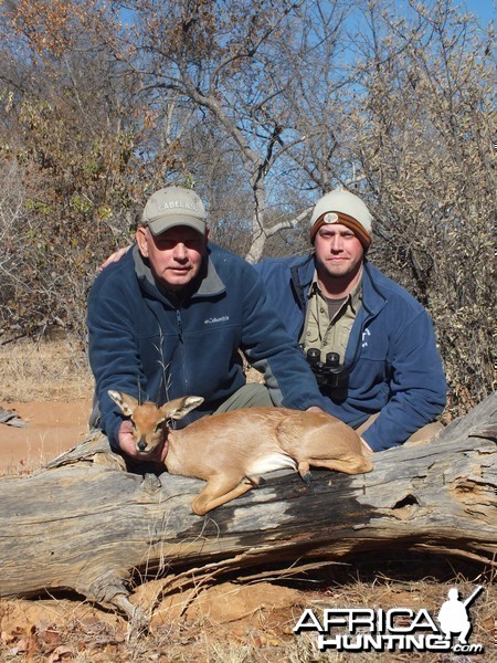 Me and Dad with his Steenbok