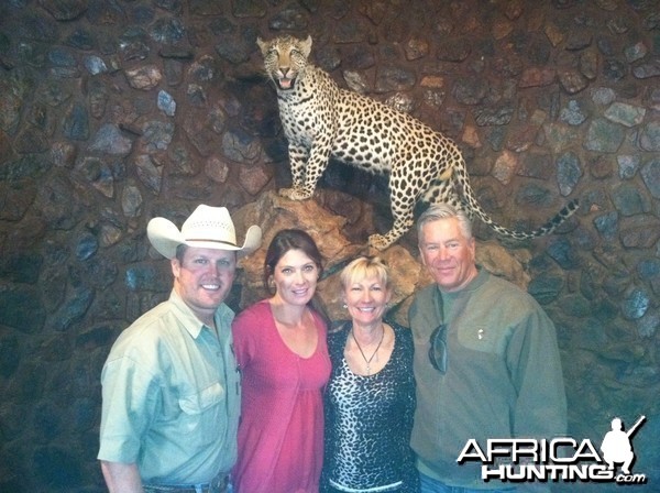 Bob, Erin, Teri &amp; I in the Limcroma Lodge