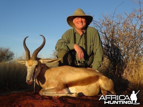 Toby and springbok