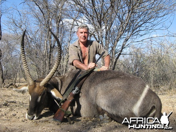 Hunting Waterbuck