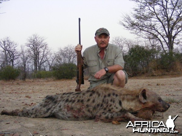 one of Grant's hyenas