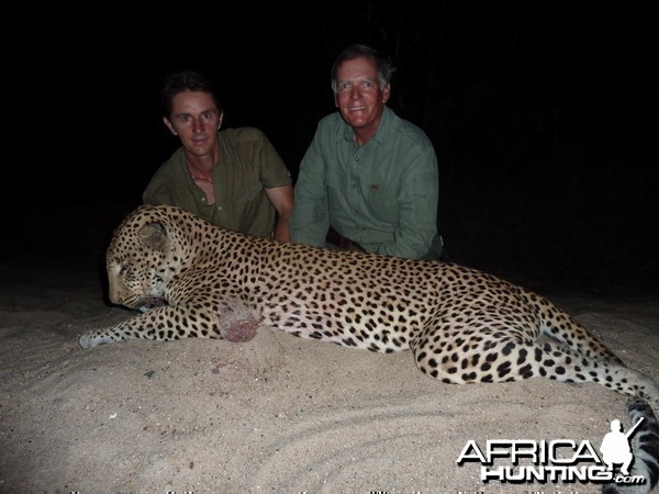 Leopard Hunting Selous Tanzania