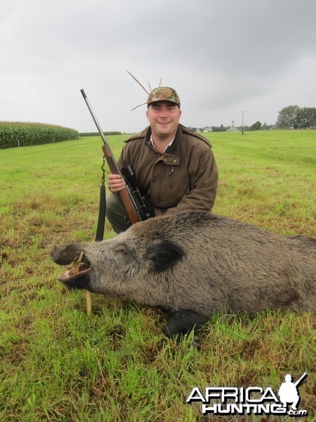 CIC Bronze medal wild boar shot in Germany