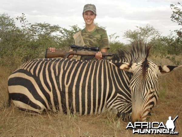 Hartmann's Zebra hunted at Westfalen Hunting Safaris Namibia