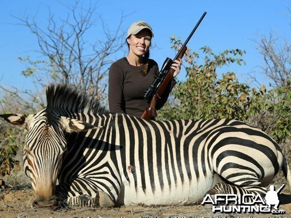 Hartmann's Zebra hunted at Westfalen Hunting Safaris Namibia