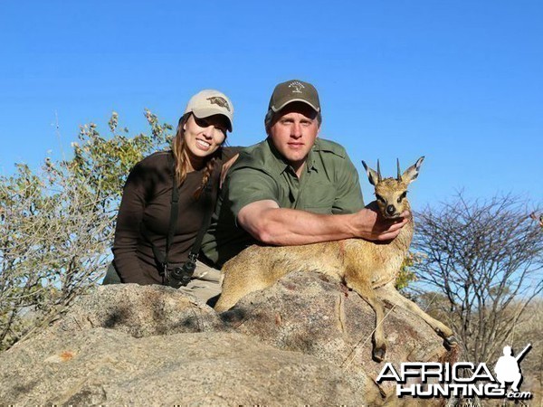 Klipspringer hunted at Westfalen Hunting Safaris Namibia
