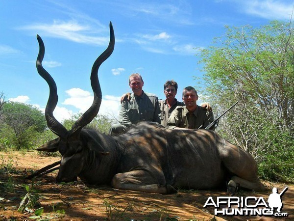 Greater Kudu hunted at Westfalen Hunting Safaris Namibia