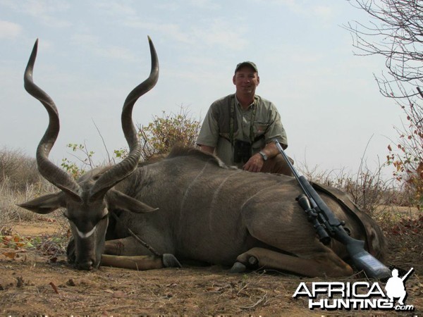 Greater Kudu hunted at Westfalen Hunting Safaris Namibia