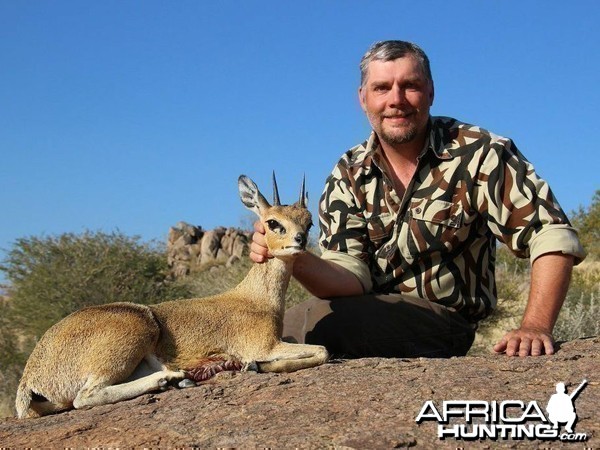 Klipspringer hunted at Westfalen Hunting Safaris Namibia