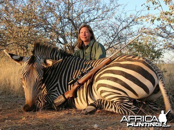 Hartmann's Zebra hunted at Westfalen Hunting Safaris Namibia