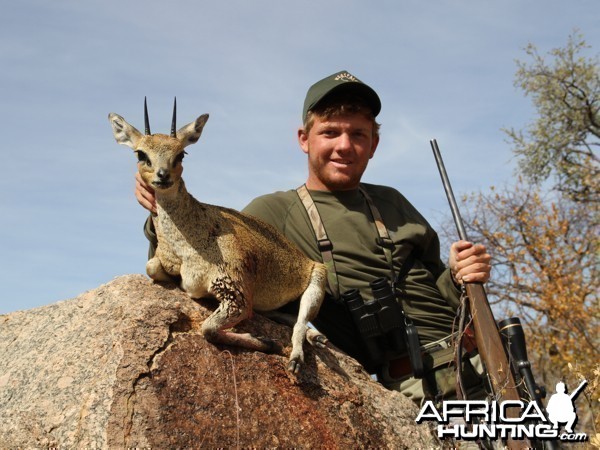 Klipspringer hunted at Westfalen Hunting Safaris Namibia