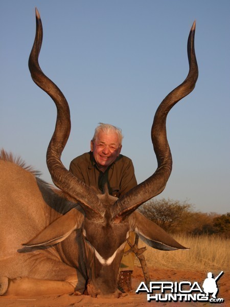 Greater Kudu hunted at Westfalen Hunting Safaris Namibia