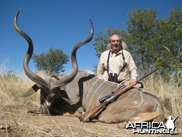 Greater Kudu hunted at Westfalen Hunting Safaris Namibia