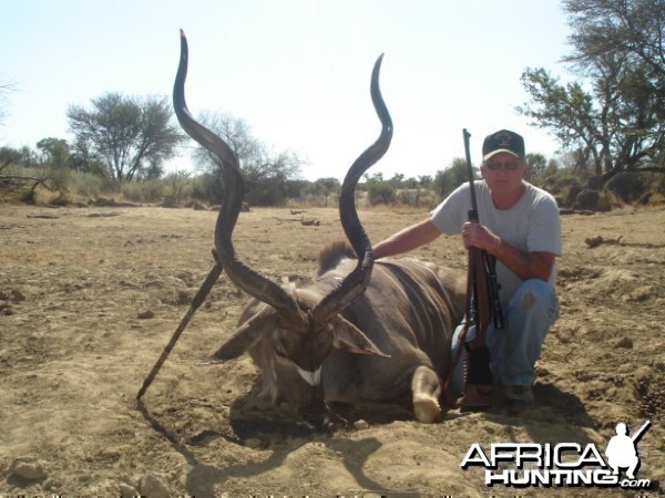 Greater Kudu hunted at Westfalen Hunting Safaris Namibia