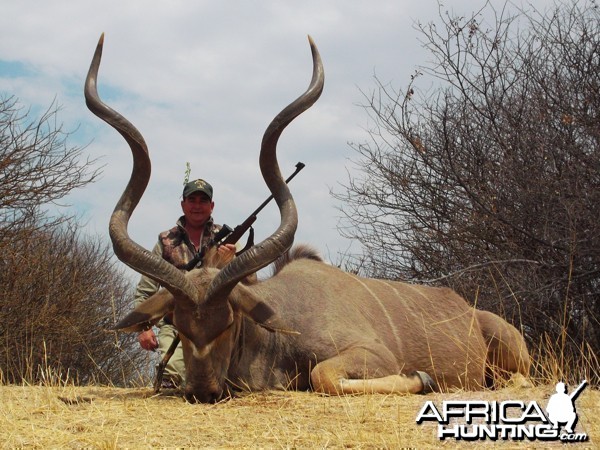 Greater Kudu hunted at Westfalen Hunting Safaris Namibia