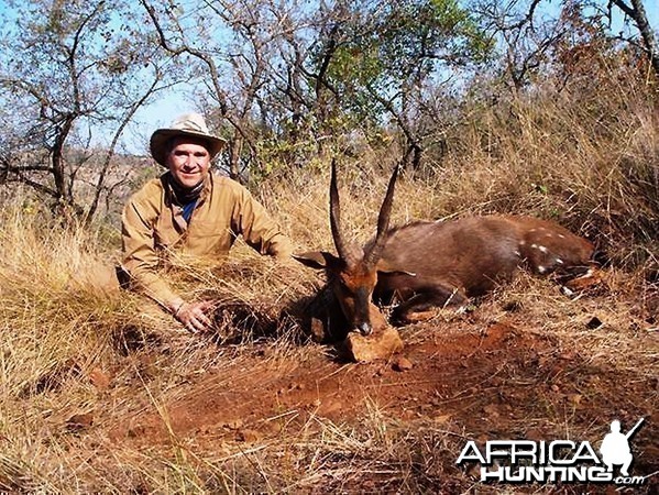 Leo and his bushbuck