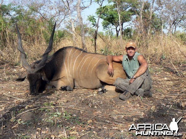 Lord Derby Eland Hunt in C.A.R. - 49.5 inches