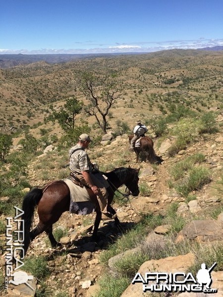 Horseback Hunting In Namibia