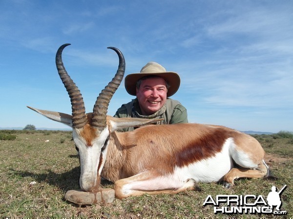 Michael J. Storinsky and his Cape Springbuck