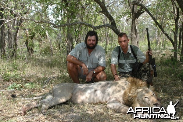 Hunting Lion - Selous Game Reserve