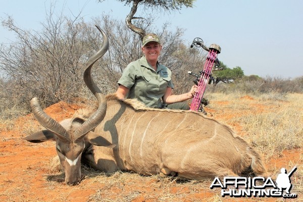 Lisa's management kudu bull Limcroma Safaris 2015