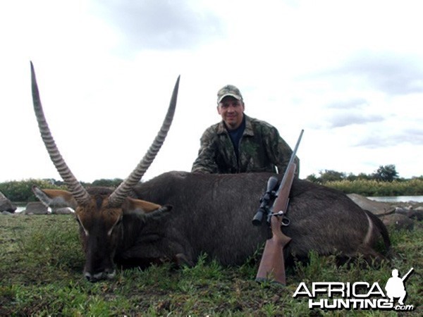 Beautiful Waterbuck hunted in South Africa