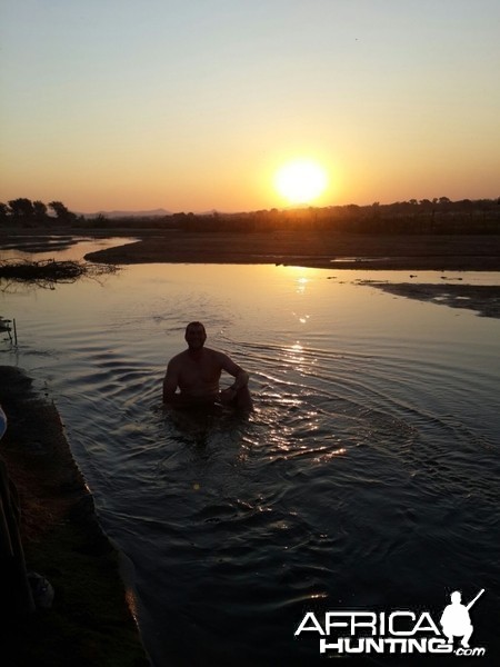 Nothing Like Cooling Down after a long day of hunting