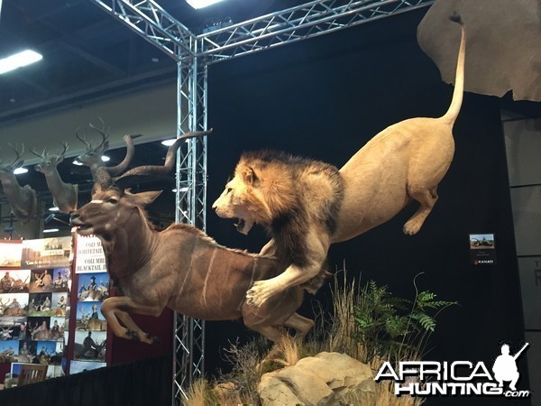 Taxidermy at Safari Club International Convention