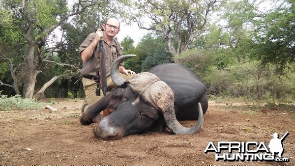 My first big game in South Africa- Buffalo