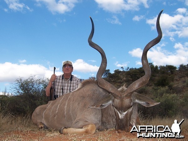 Kudu hunted with Hartzview Hunting Safaris