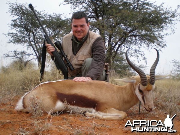 Hunting Springbok in South Africa - Ram 12 inches long