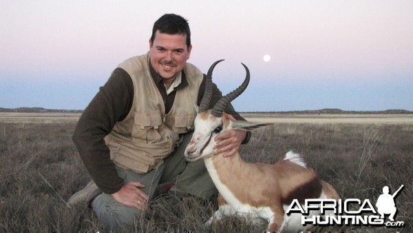 Hunting Springbok in South Africa - Ram 11 inches long
