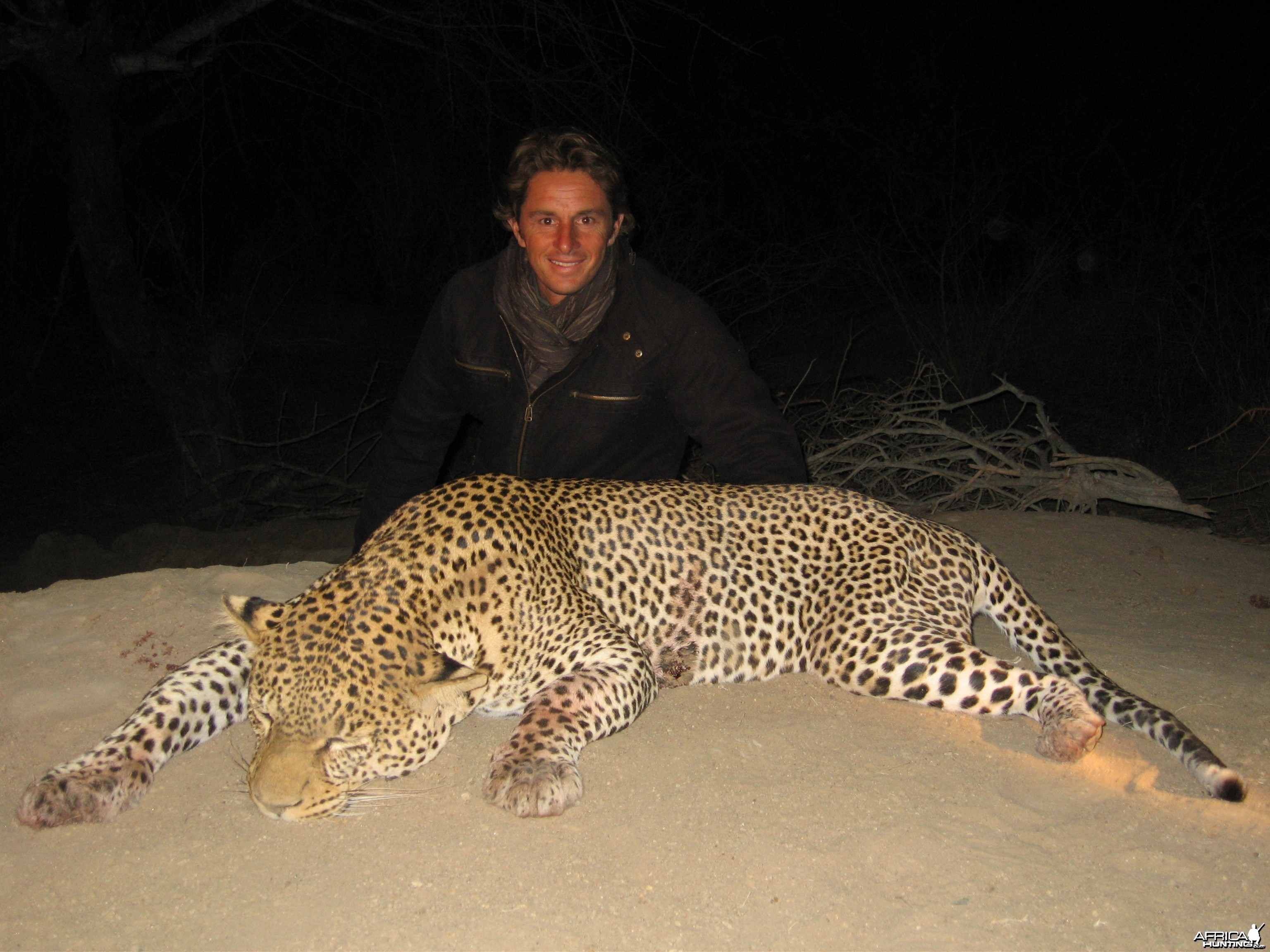 Big Leopard hunted in Massai Land Tanzania