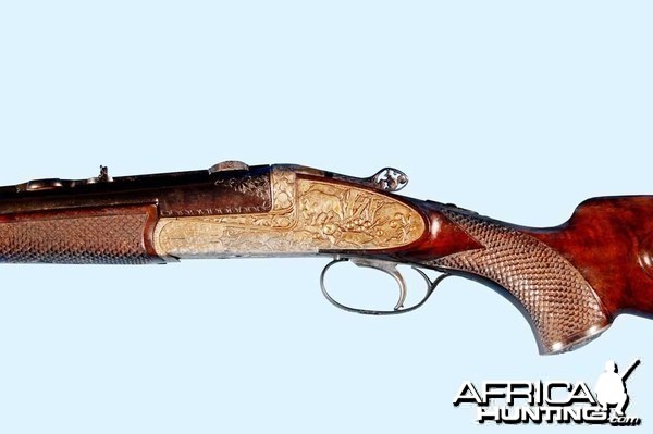 Joseph Winkler Custom .375 &amp; 30.06 Double Rifle