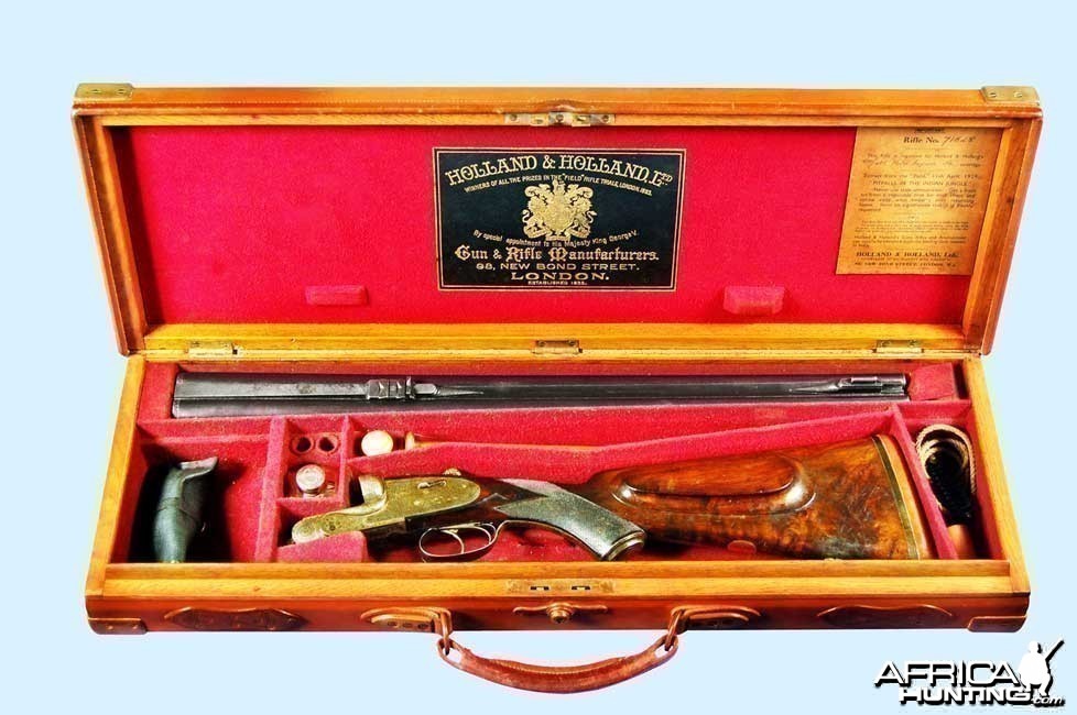 .465 Holland &amp; Holland Double Barrel Rifle